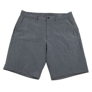 Bonobos Mens Athletic Fit Gray Heathered Performance Stretch Golf Shorts 35